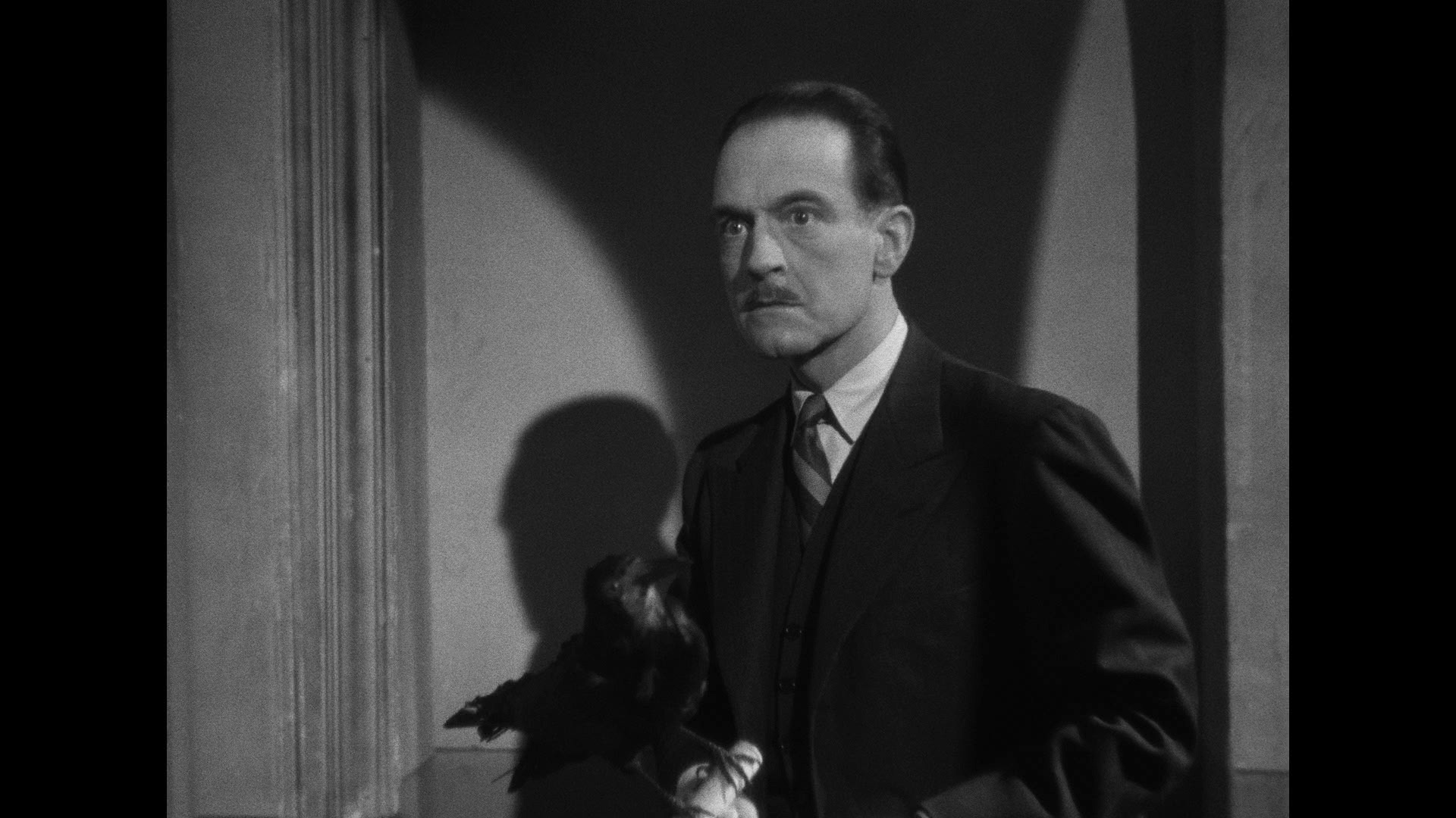 Screen capture from Le Corbeau