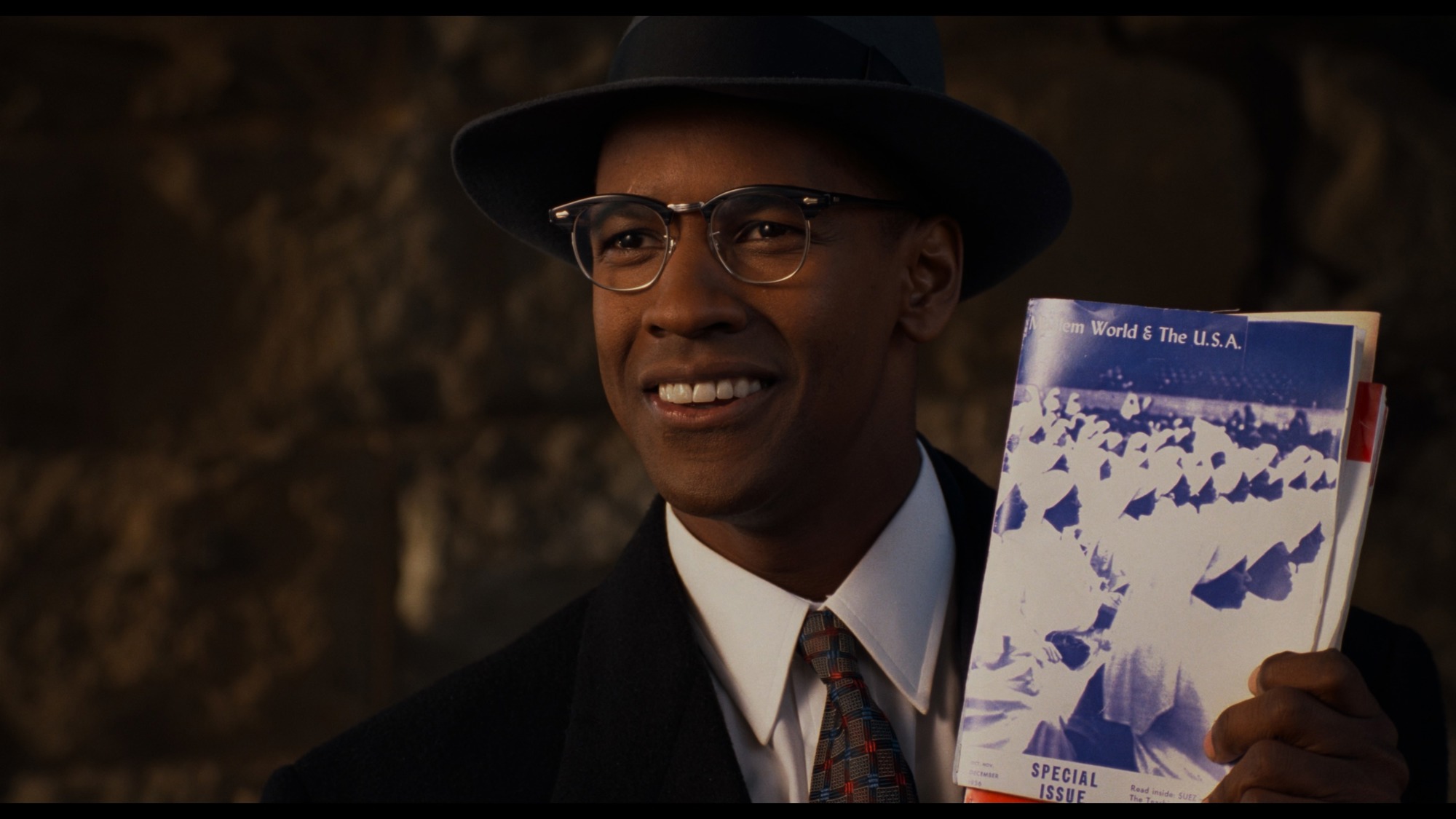 Screen capture from Malcolm X