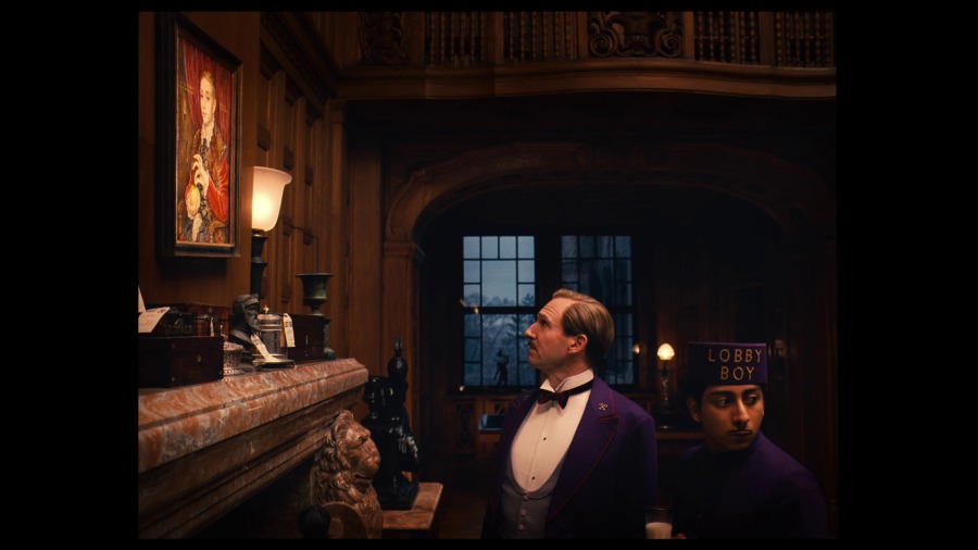 Screen capture from The Grand Budapest Hotel