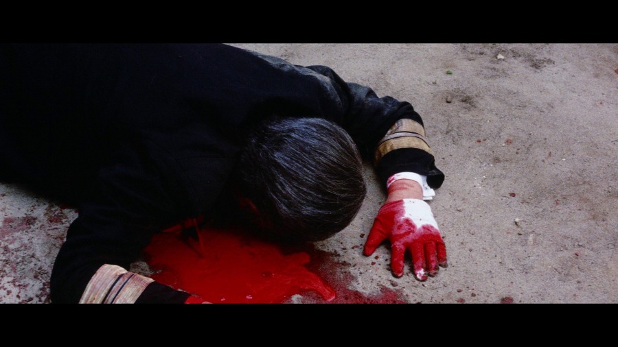 Screen capture from The Complete Lady Snowblood