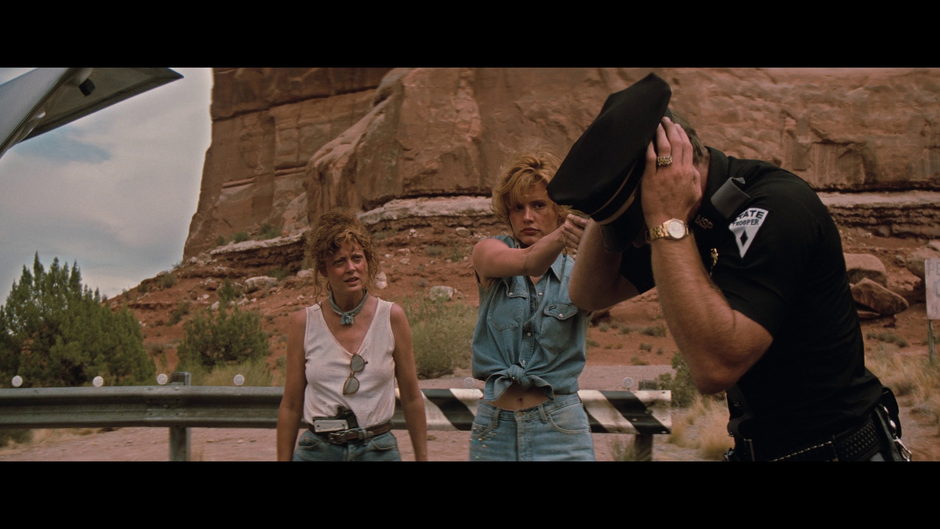 Screen capture from Thelma & Louise