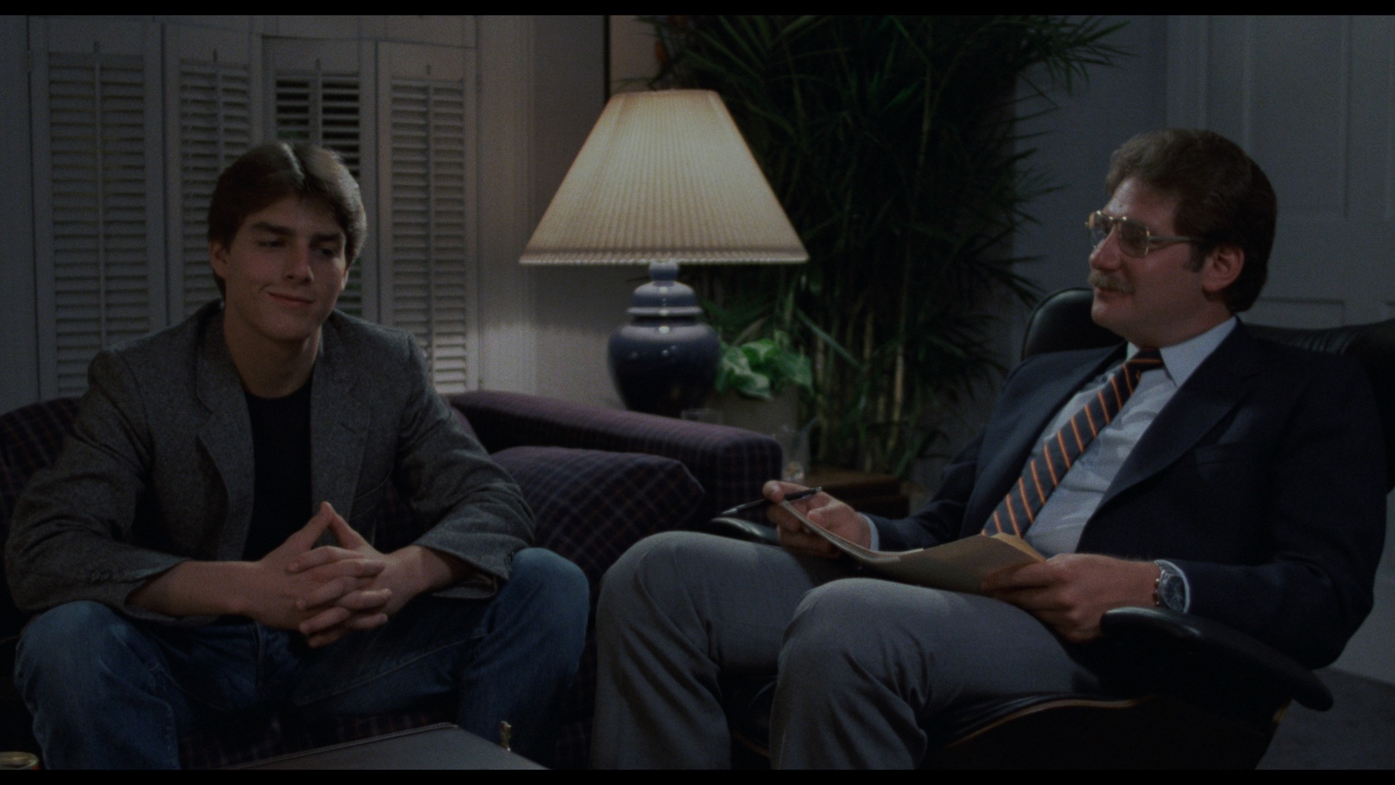 Screen capture from Risky Business