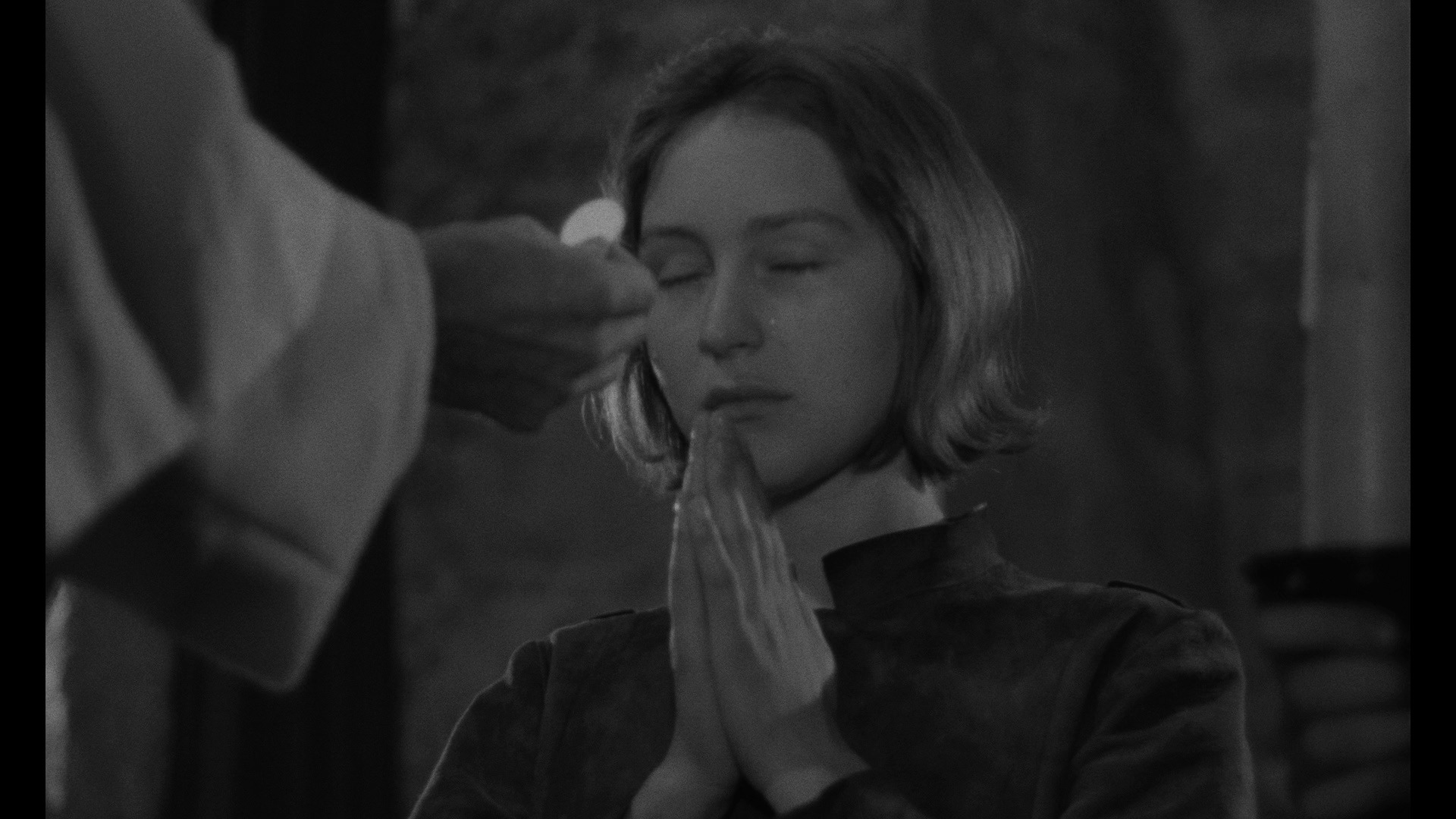 Screen capture from The Trial of Joan of Arc