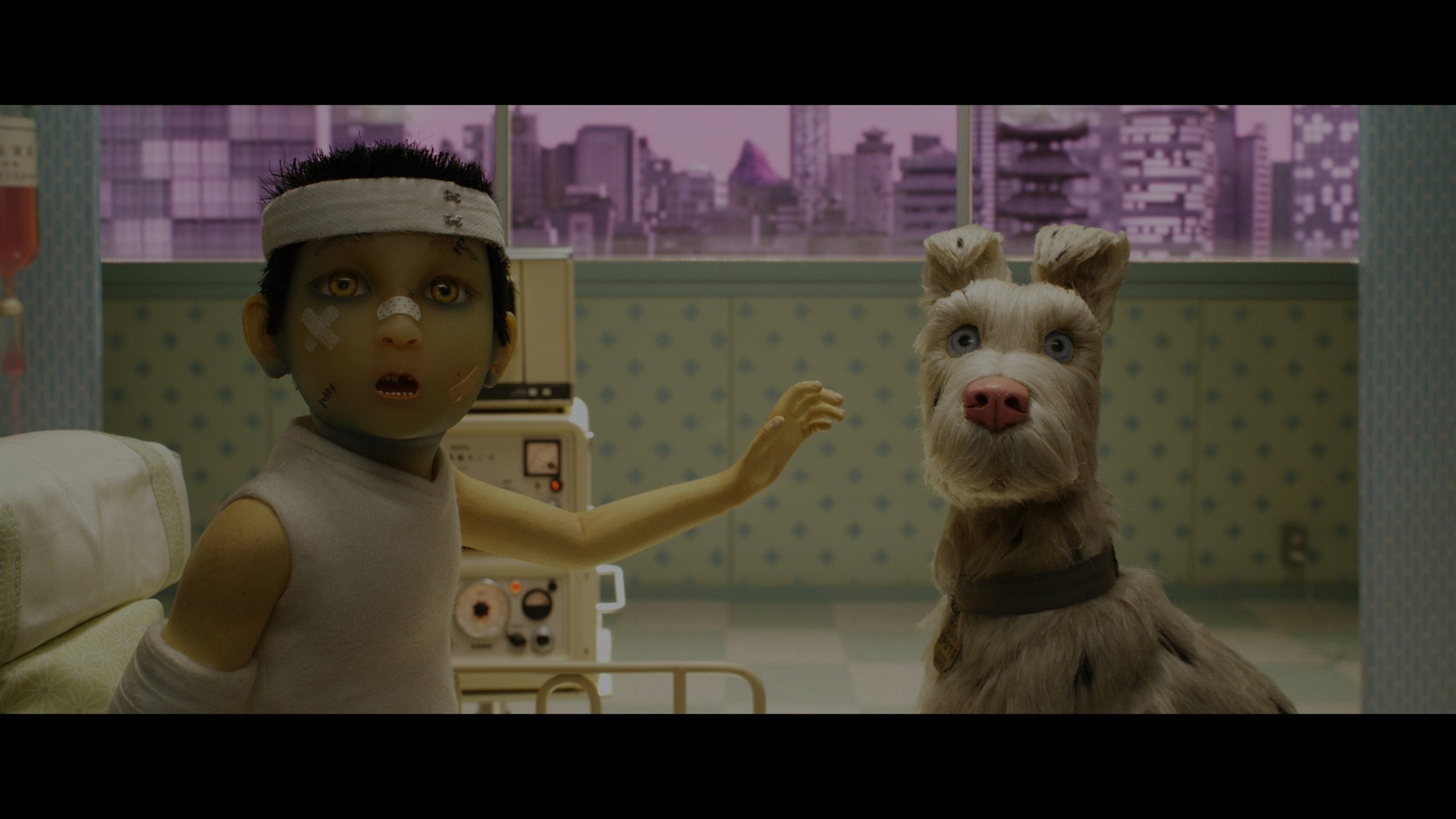 Screen capture from Isle of Dogs