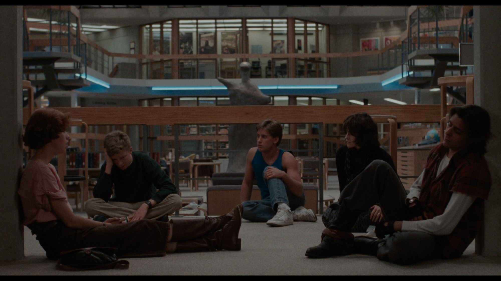 Screen capture from The Breakfast Club