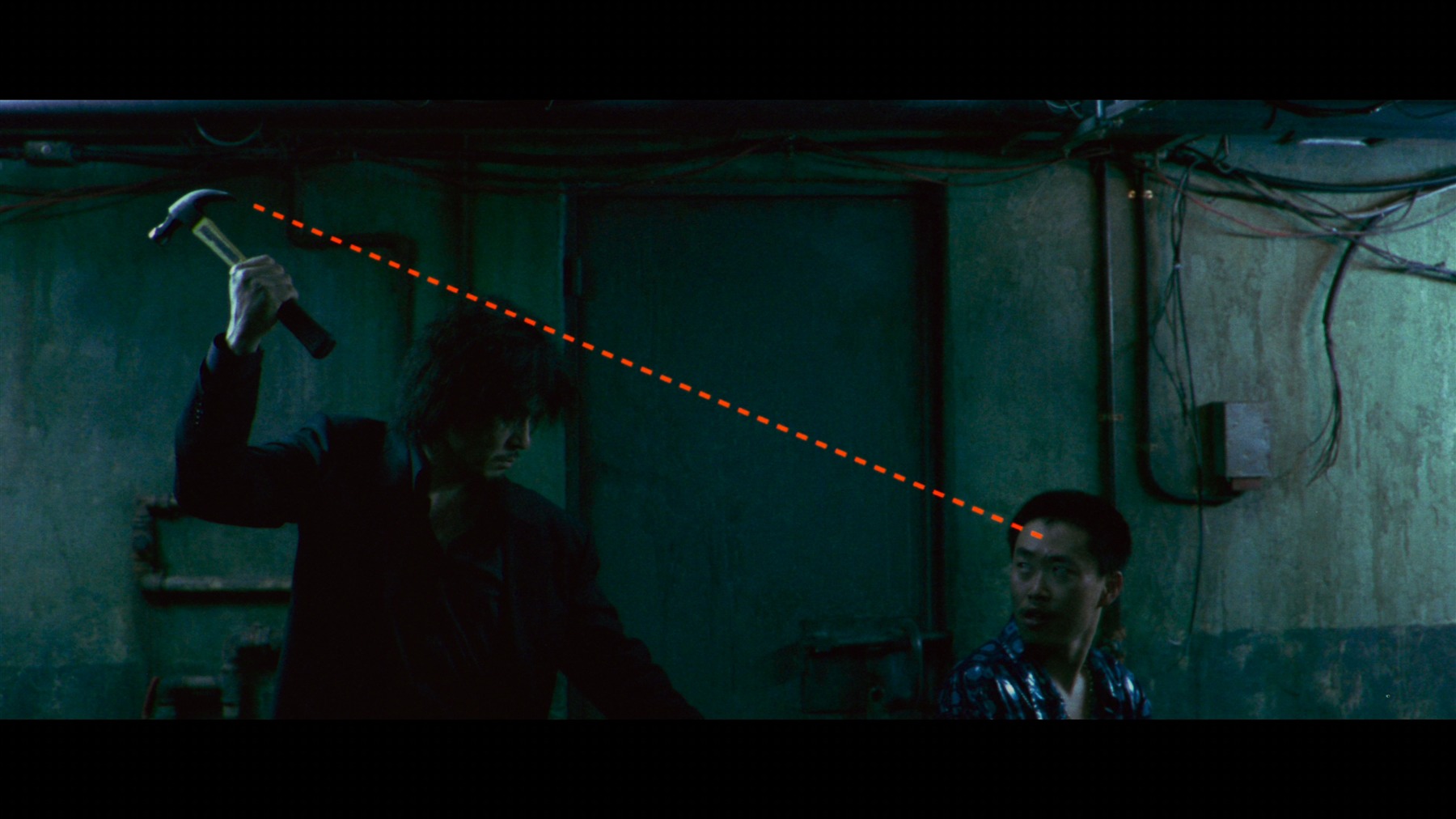 Screen capture from Oldboy