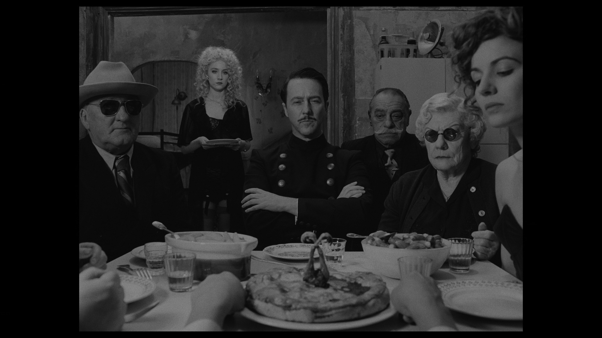 Screen capture from The French Dispatch of the Liberty, Kansas Evening Sun