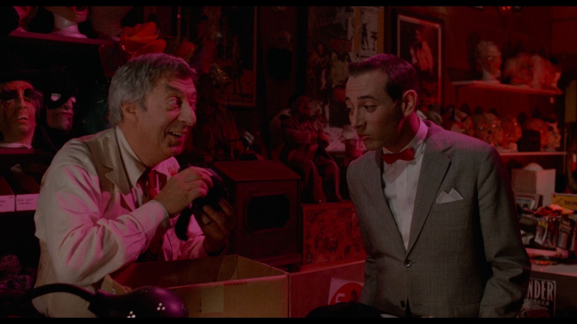 Screen capture from Pee-wee’s Big Adventure