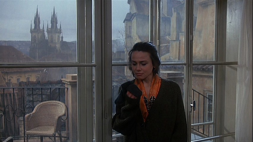 Screen capture from The Unbearable Lightness of Being