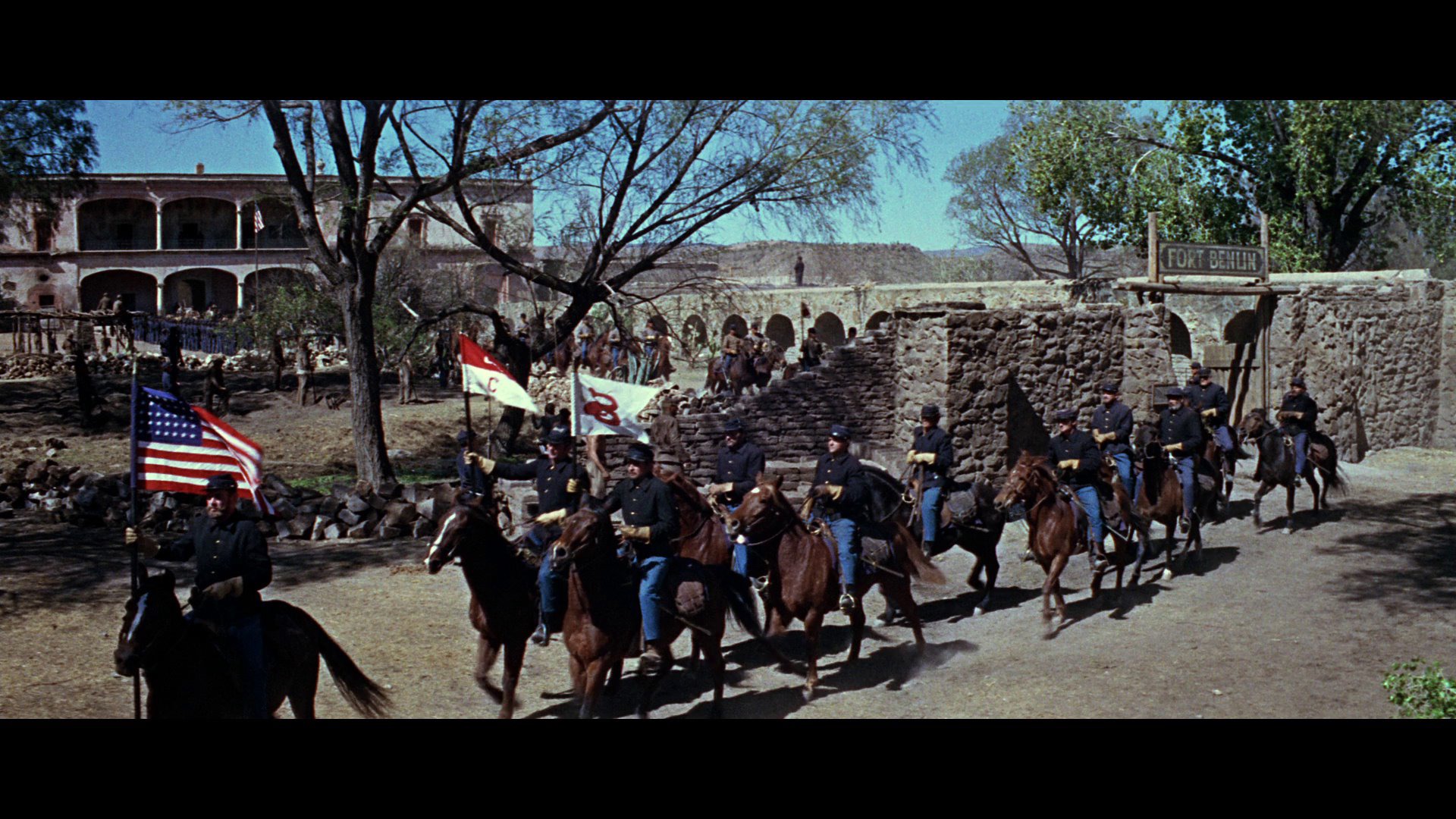 Screen capture from Major Dundee