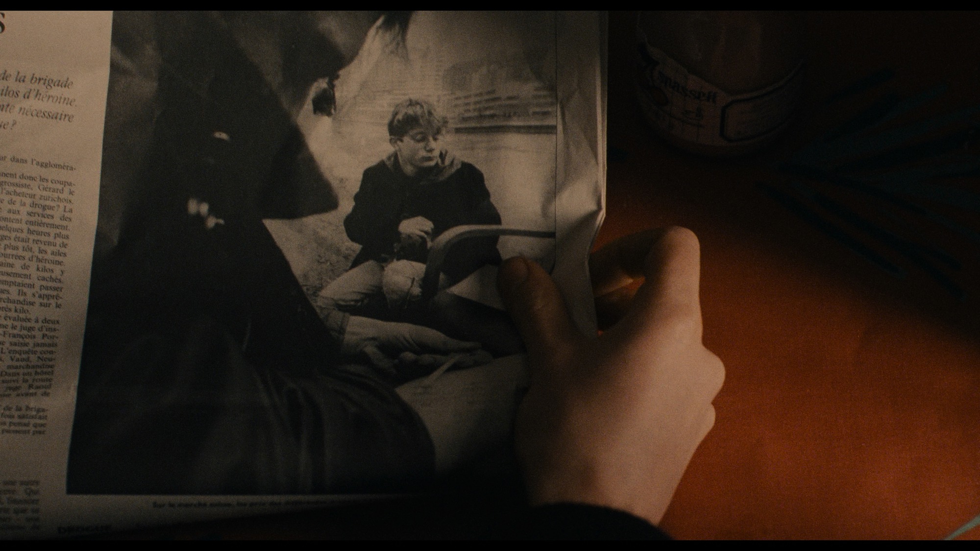 Screen capture from Three Colors: Red