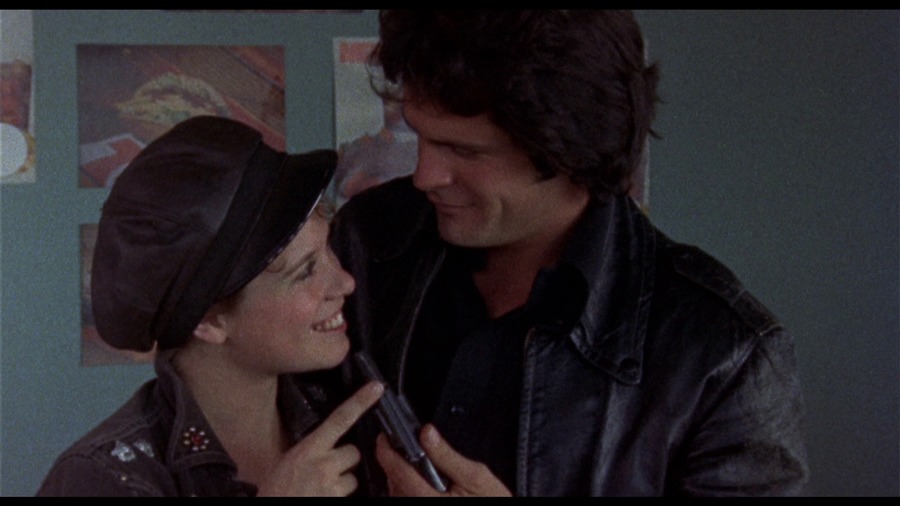 Screen capture from Switchblade Sisters