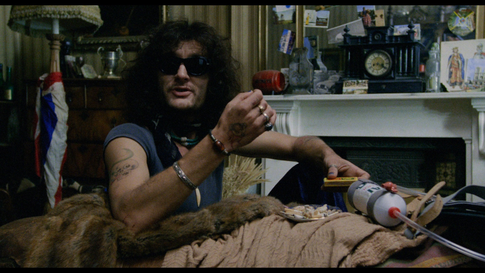 Screen capture from Withnail and I