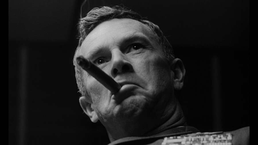 Screen capture from Dr. Strangelove, or: How I Learned to Stop Worrying and Love the Bomb