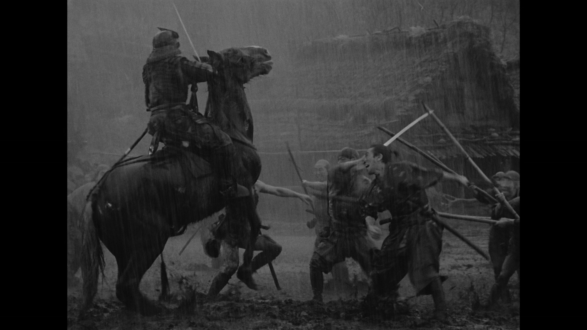 Screen capture from Seven Samurai