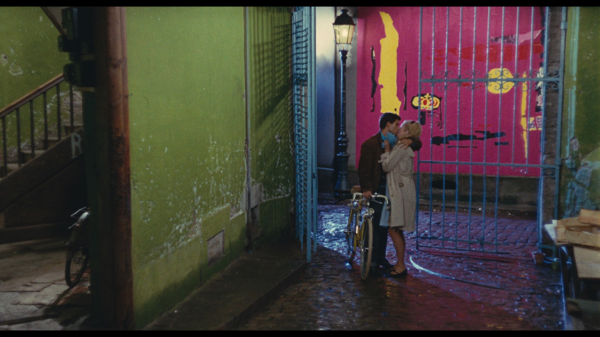 Screen capture from The Umbrellas of Cherbourg