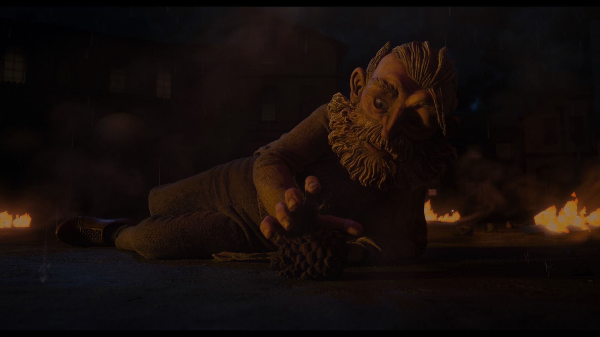 Screen capture from Guillermo del Toro’s Pinocchio