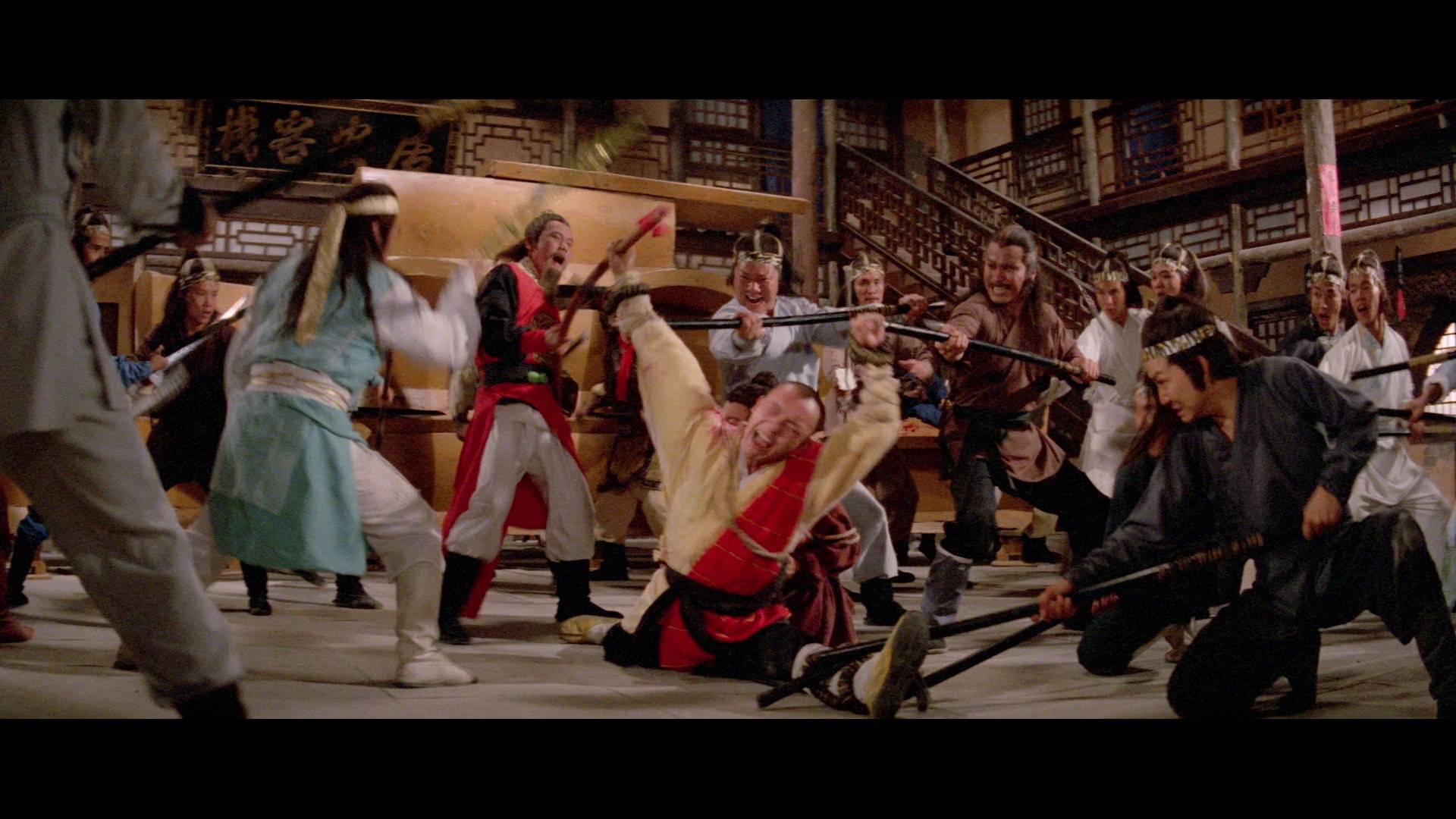 Screen capture from The 8 Diagram Pole Fighter