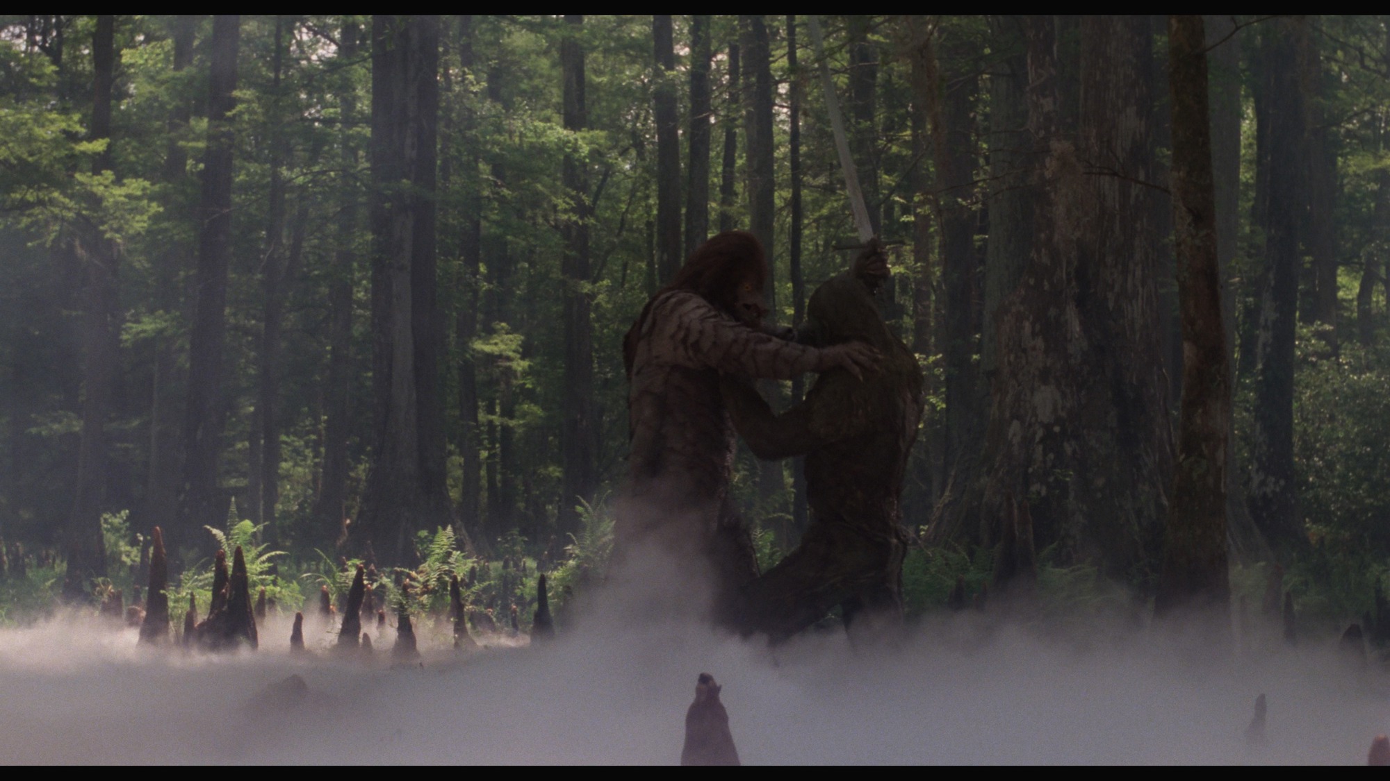 Screen capture from Swamp Thing