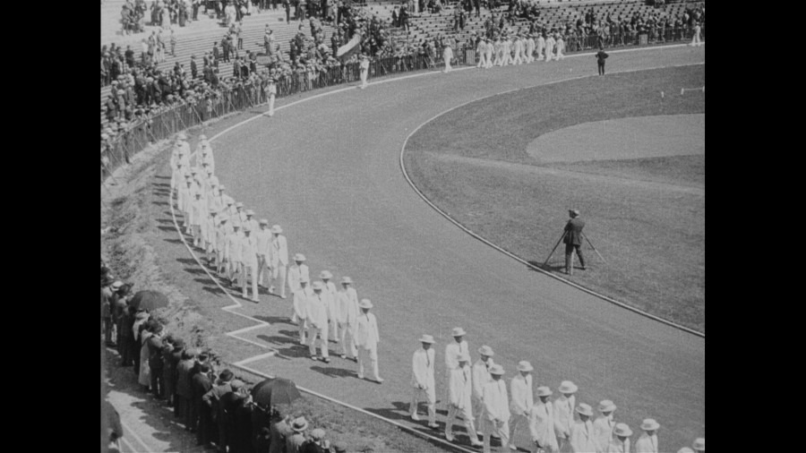 Screen capture from 100 Years of Olympic Films