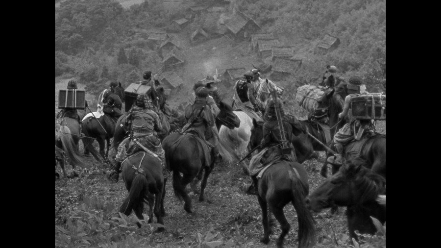 Screen capture from Seven Samurai