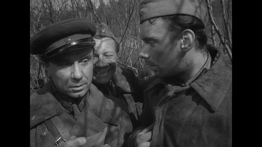 Screen capture from The Cranes are Flying