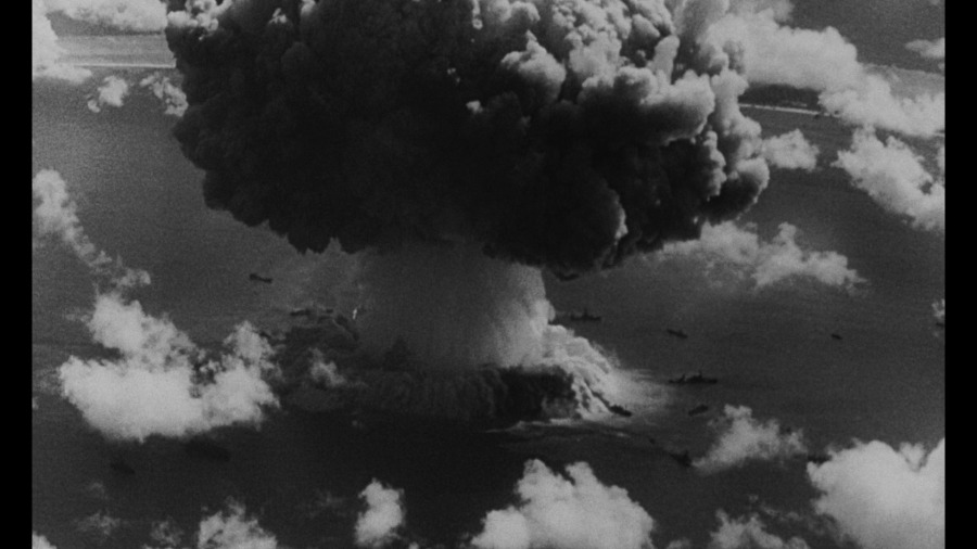 Screen capture from Dr. Strangelove, or: How I Learned to Stop Worrying and Love the Bomb