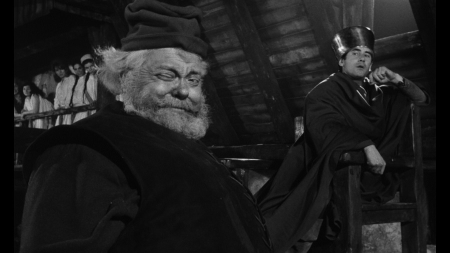 Screen capture from Chimes at Midnight