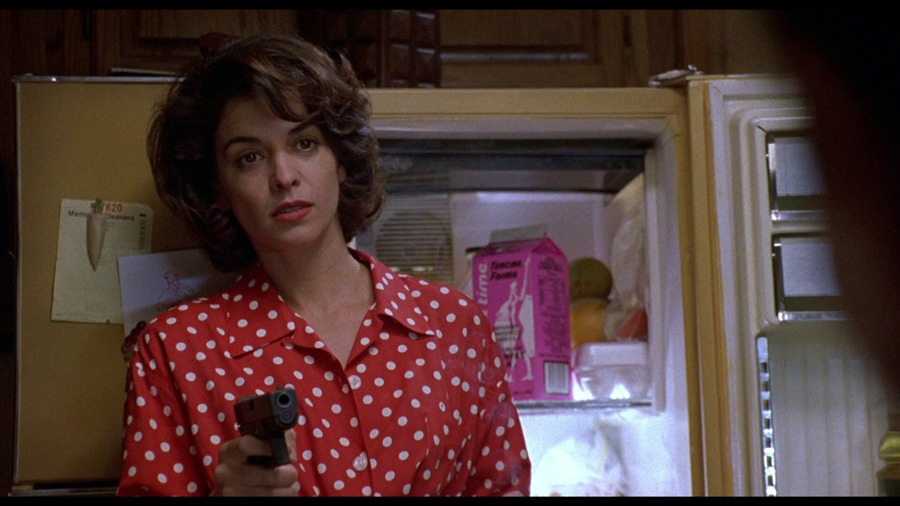 Screen capture from Romeo is Bleeding