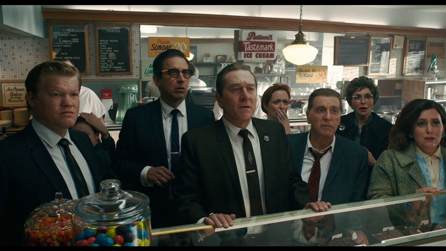 Screen capture from The Irishman