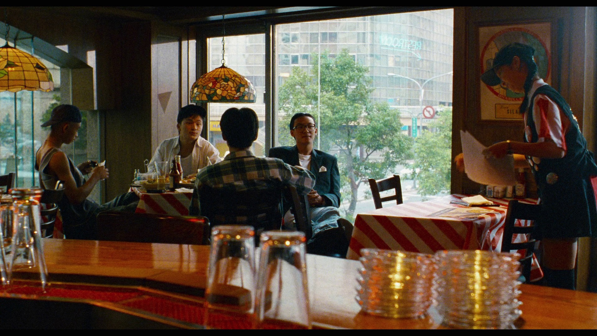 Screen capture from A Confucian Confusion / Mahjong: Two Films by Edward Yang