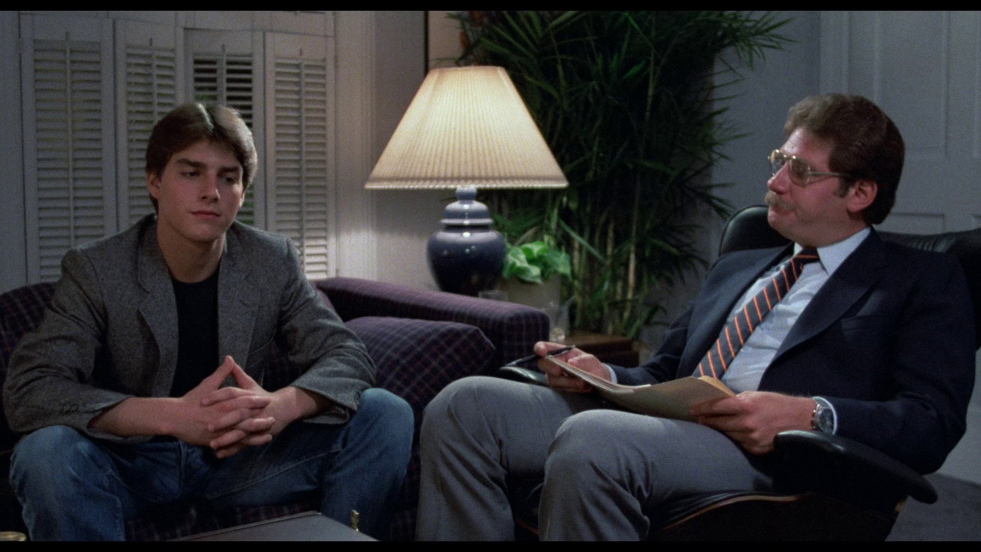Screen capture from Risky Business