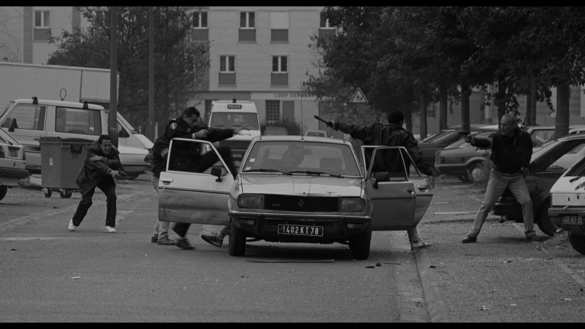 Screen capture from La haine