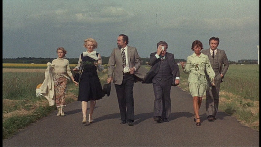 Screen capture from The Discreet Charm of the Bourgeoisie