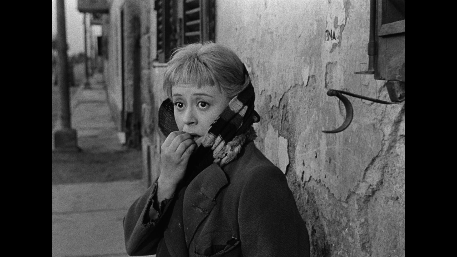 Screen capture from La strada