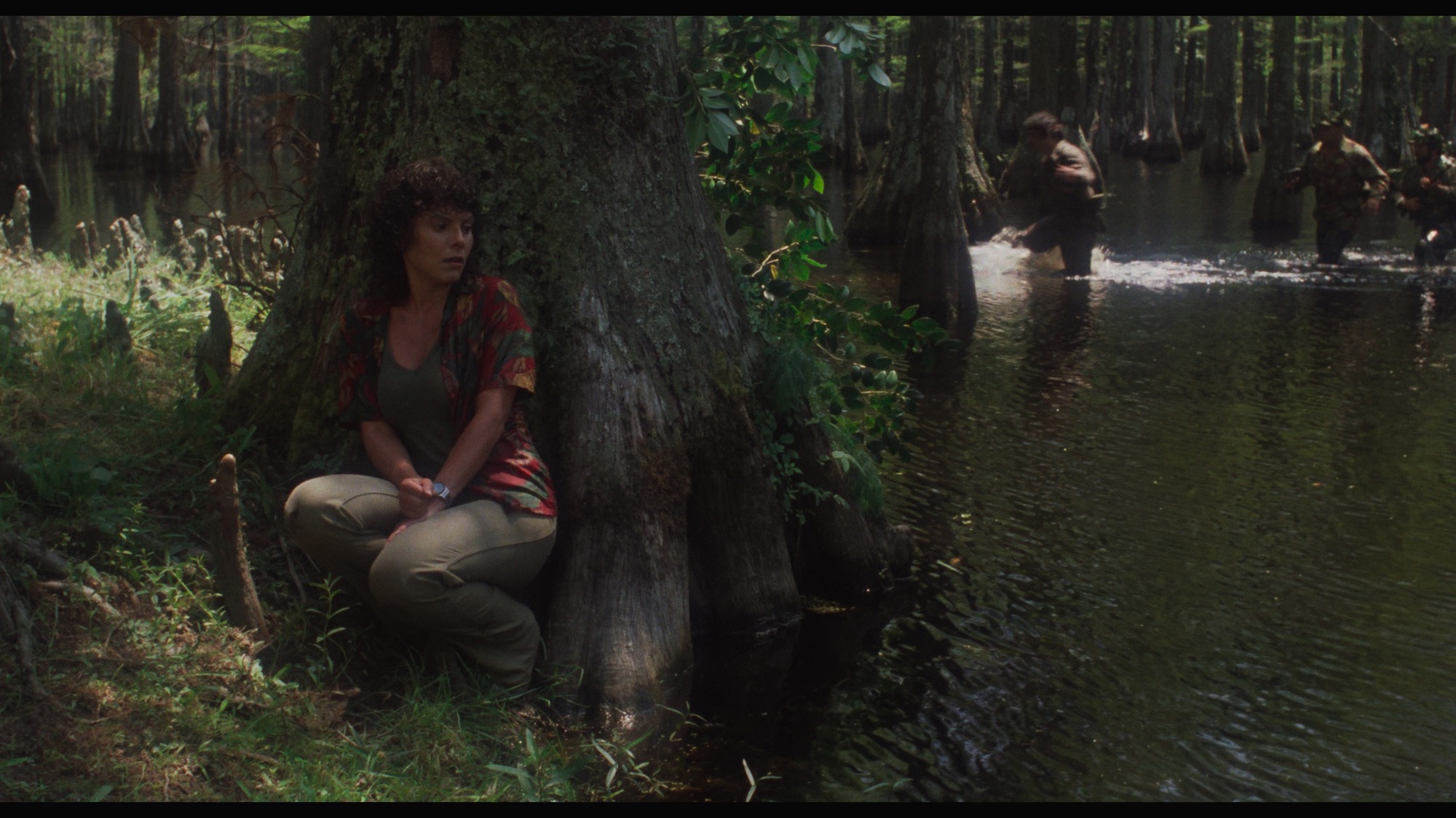 Screen capture from Swamp Thing