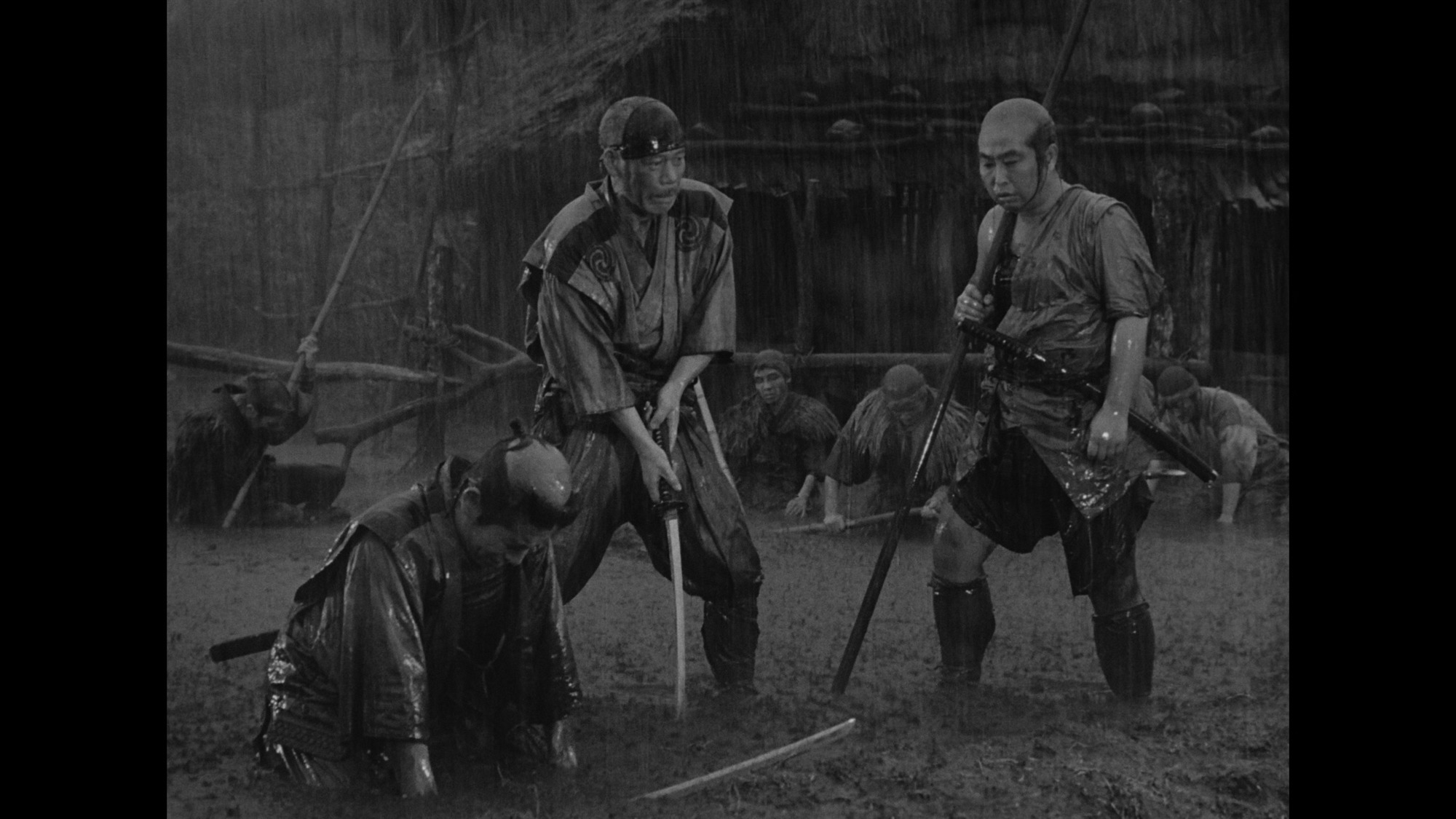 Screen capture from Seven Samurai