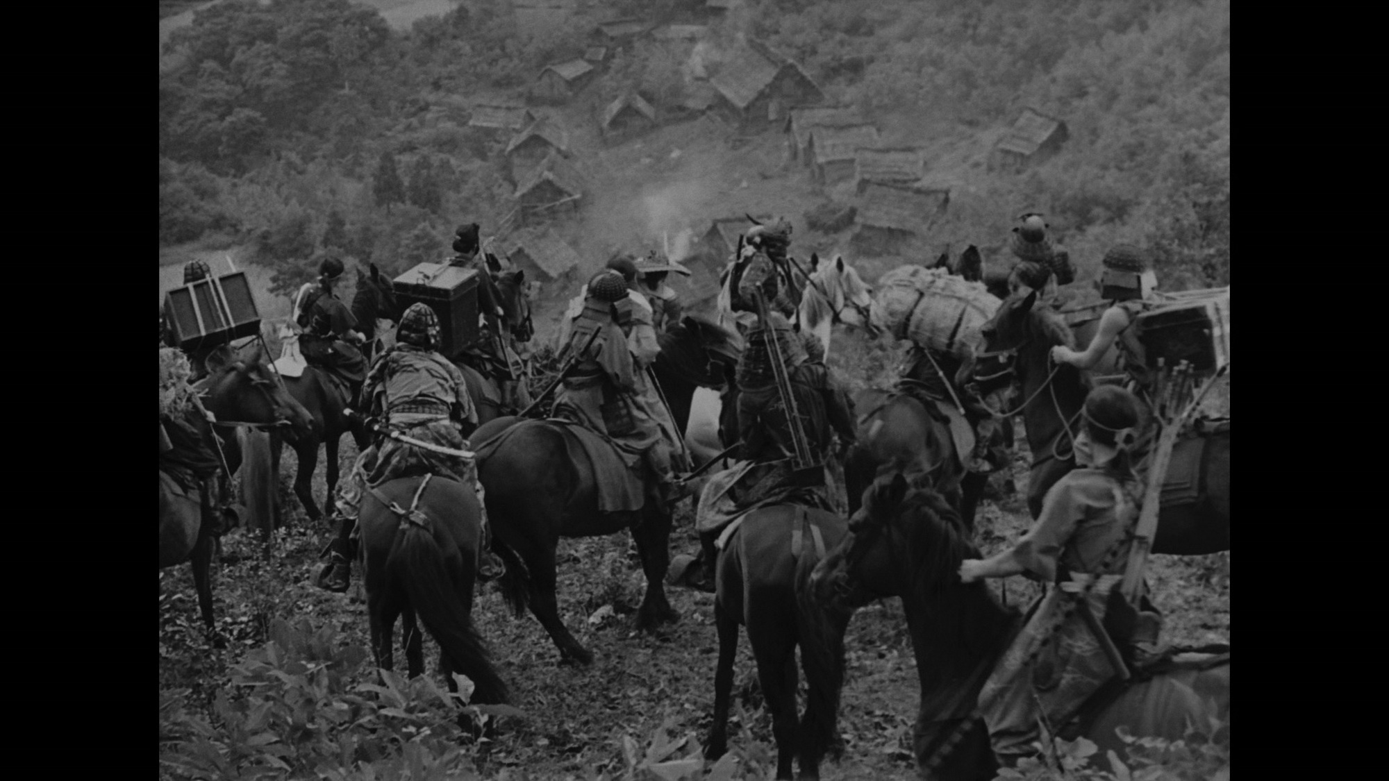 Screen capture from Seven Samurai