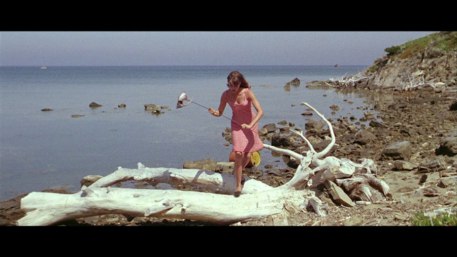 Screen capture from Pierrot le fou