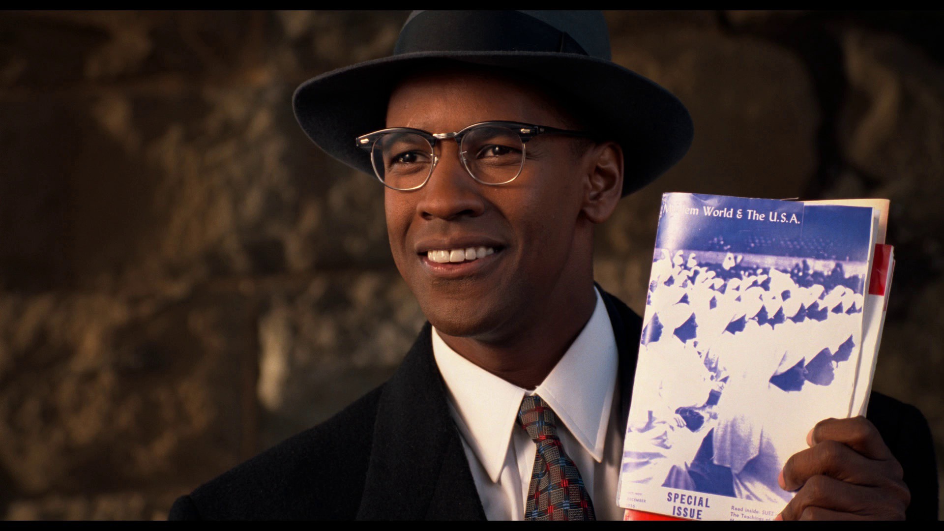 Screen capture from Malcolm X