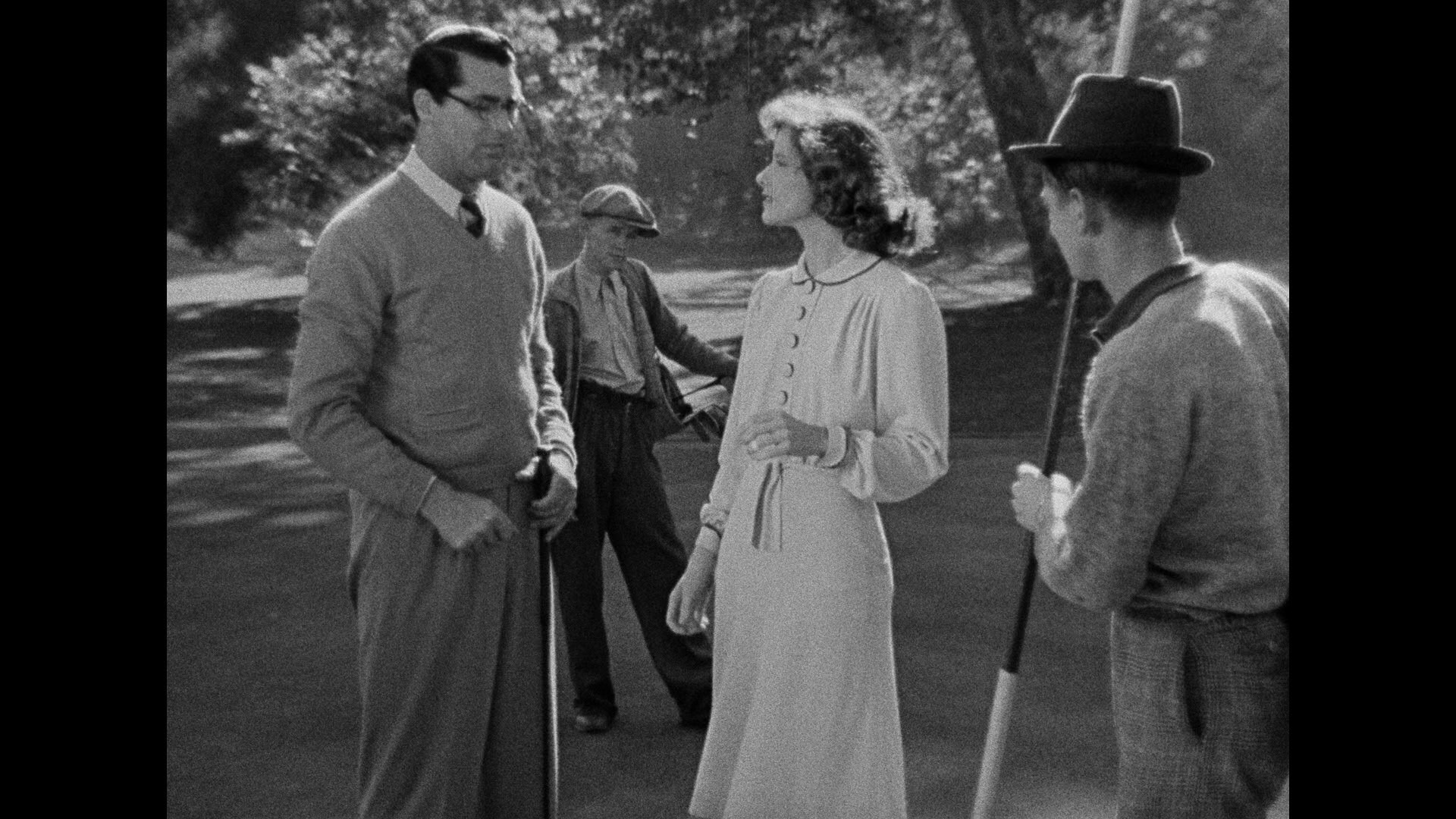 Screen capture from Bringing Up Baby