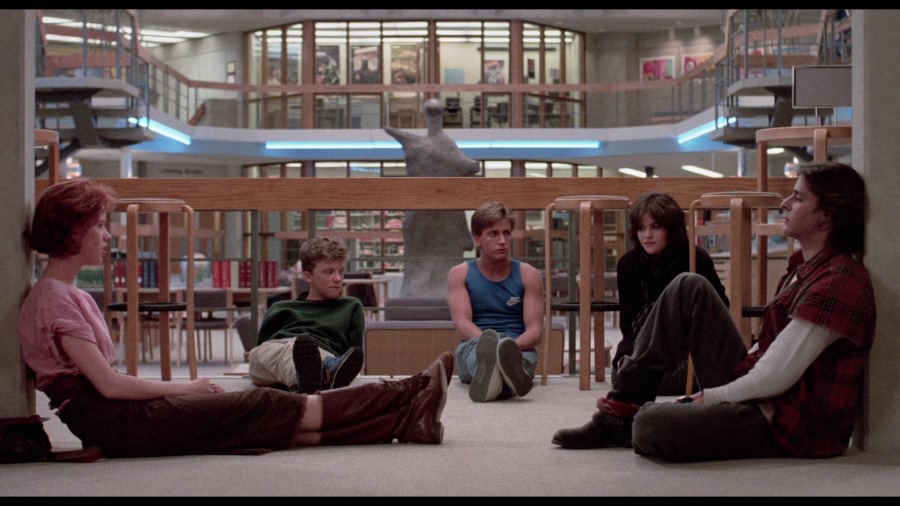 Screen capture from The Breakfast Club