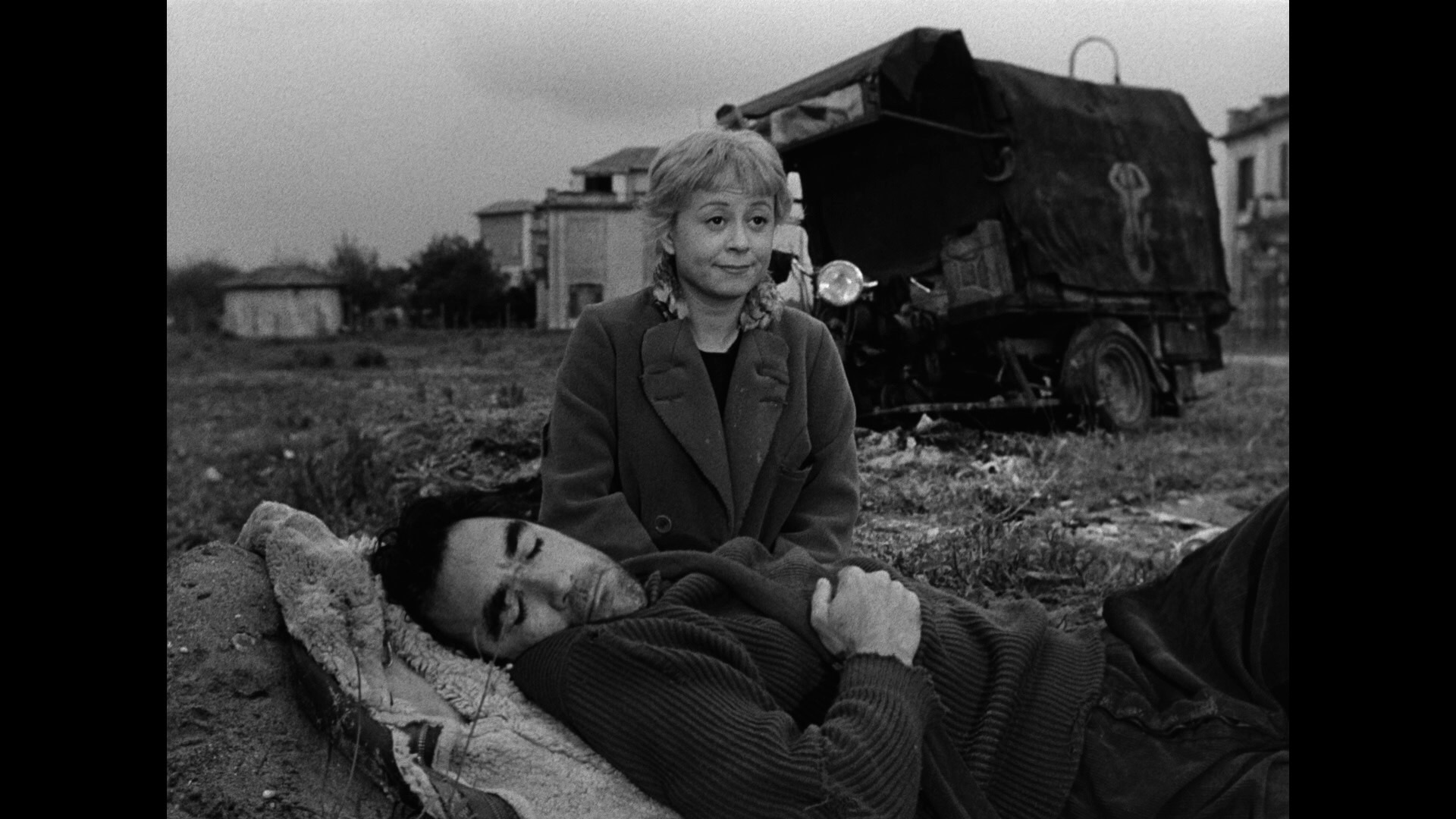Screen capture from La strada
