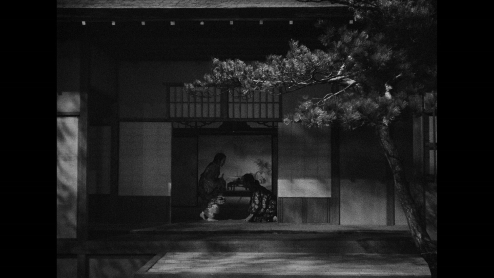 Screen capture from Ugetsu