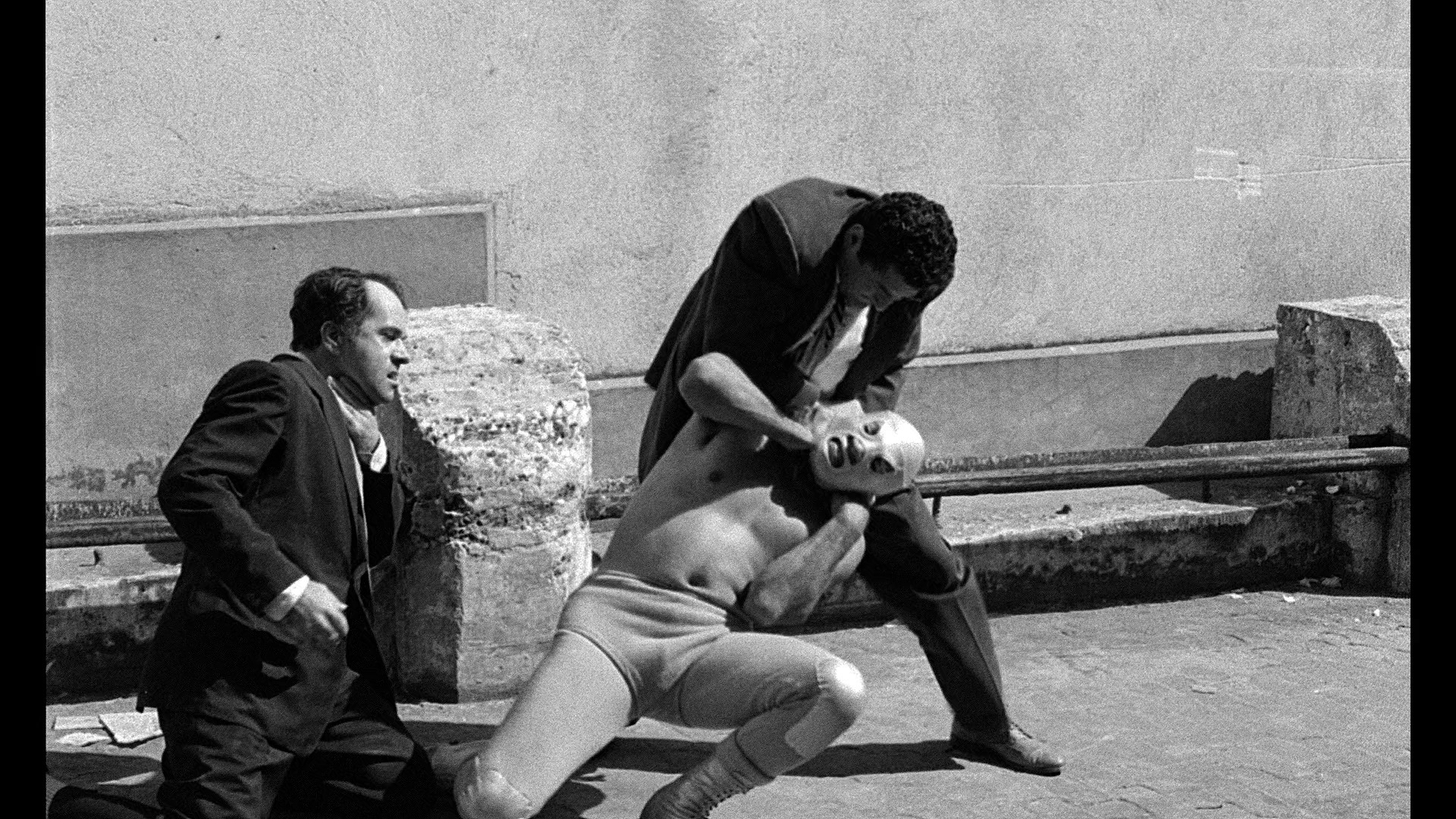 Screen capture from Enter Santo: The First Adventures of the Silver-Masked Man