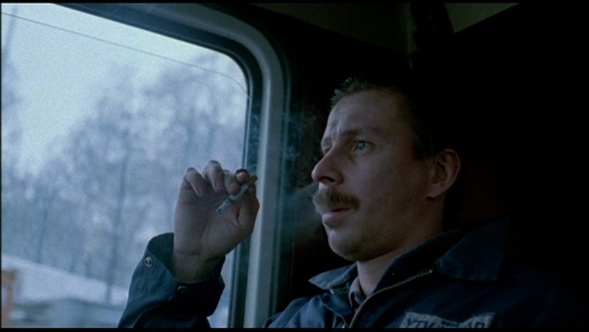 Screen capture from Aki Kaurismäki's Proletariat Trilogy