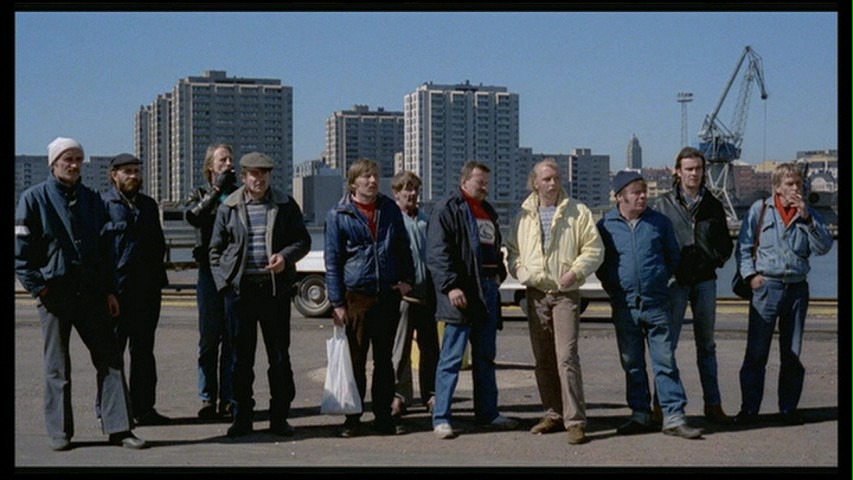 Screen capture from Aki Kaurismäki's Proletariat Trilogy