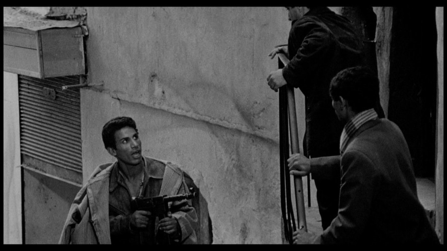 Screen capture from The Battle of Algiers