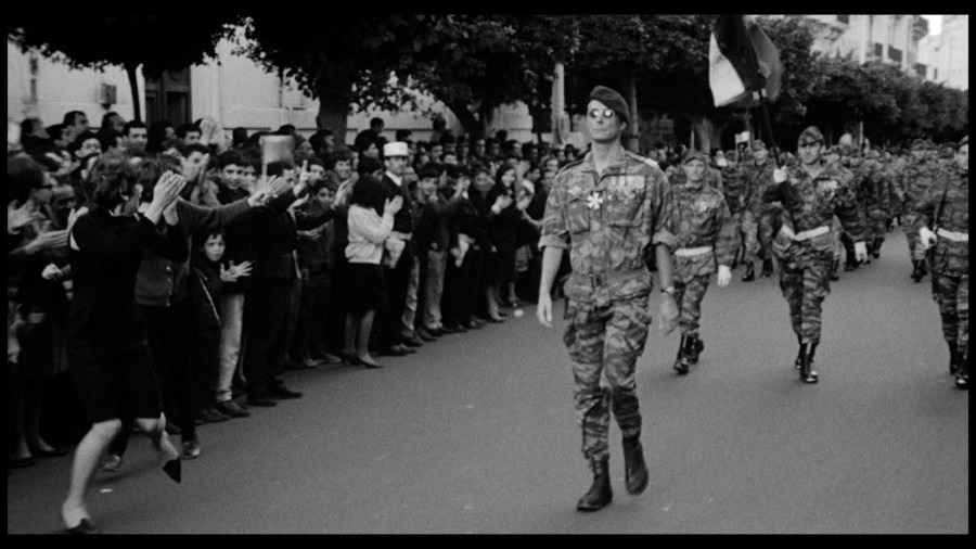 Screen capture from The Battle of Algiers