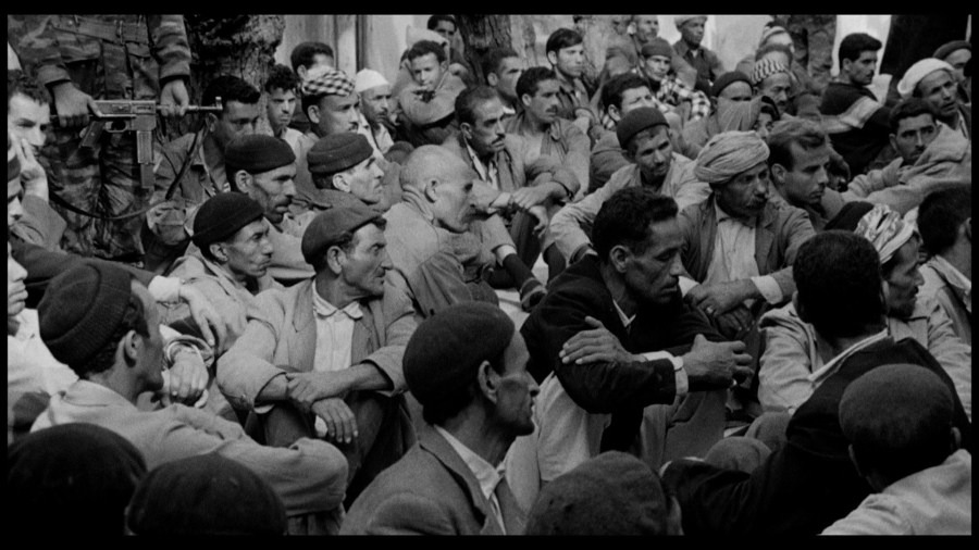 Screen capture from The Battle of Algiers